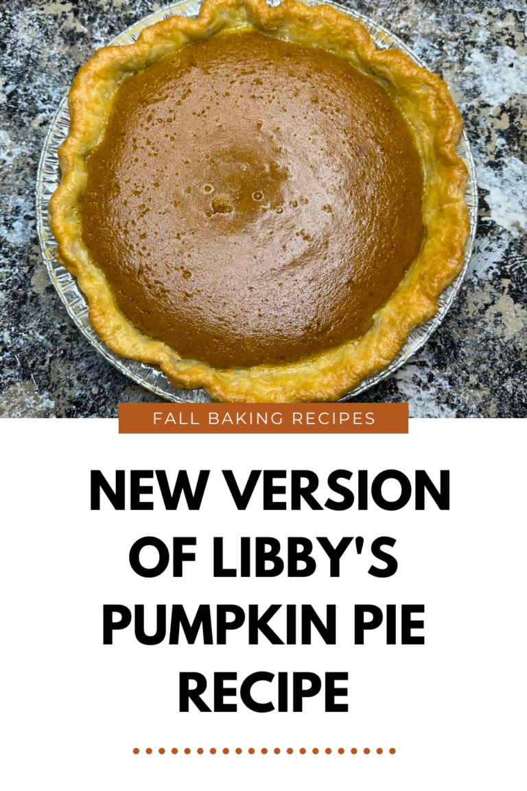 New version of LIBBY’S Pumpkin Pie Recipe - Jessie's